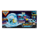 Monster Jam Pista Auto Lavado Monster Wash Megalodon 90 Cm