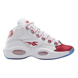 Tenis Reebok Question Mid Red Toe Hombre