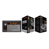 Fuente De Poder Para Pc Gaming Cougar Vtc 600w Real  80 Plus