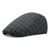 Gorros Newsboy Para Hombre Mezcla De Lana Pata De Gallo Plan