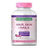 Hair Skin & Nails Biotina 5000mcg Nature´s Bounty X250 Capsu