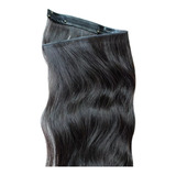 Mega Hair Tic Tac Invisivel Humano Castanho Ond 100gr 70cm