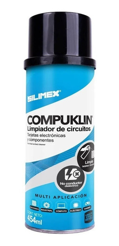 Limpiador Silimex Tarjetas Electrónicas Circuitos De 454 Ml