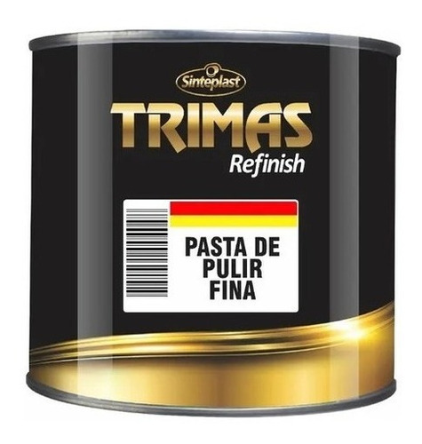 Pasta De Pulir Auto Fina 1/2 Kg Auto Excelente Brillo Trimas