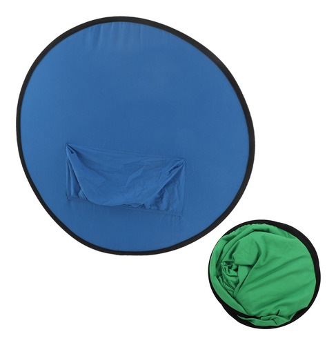 Fondo Plegable Azul Verde Pantalla 2 En 1 Portátil