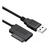 Cabo Adaptador Conversor Usb X Mini Sata 2 Notebook Cd Dvd 