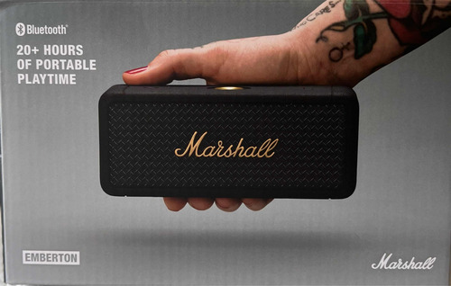 Parlante Bluetooth Marshall Emberton Portátil - Sin Uso