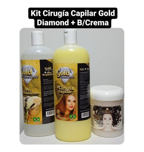 Cirugía Capilar Gold D+ B/crema - mL a $25