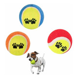 Pack 3 Pelotas De Tennis Juguete Interactivo Para Mascotas.