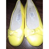 Zapatos De Niña/chatitas Cheeky #36 Nuevas Amarillas