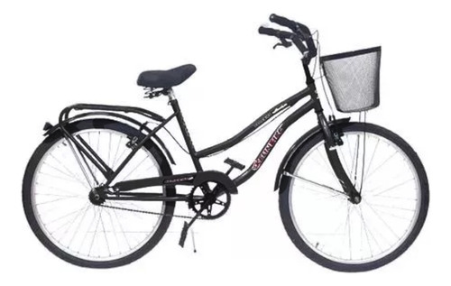 Bicicleta Kelinbike Playera Dama 26 Full Canasto Color Negro