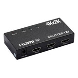 Hdmi Splitter 1x2 Ultra Hd 3d 2k 4k Doble Pantalla Sm-f7845