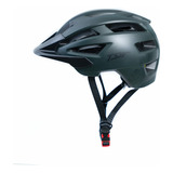 Capacete Tsw In-mold Tamanho 58-61 Enduro Mountain Bike Leve Cor Preto Verde Escuro Tamanho 54-61