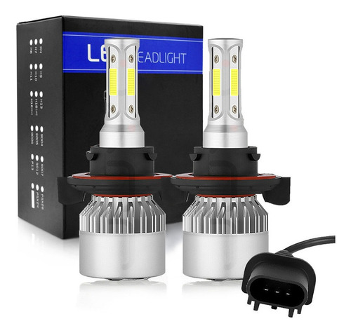 Kit Faros Luz Led H8 H13 14000lm Para Chevrolet Alta/baja