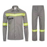 Uniforme Conjunto Eletricista Anti Chama Nr10 C/ Refletivo