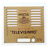 Tampa Traseira Rádio Antigo Televisinho