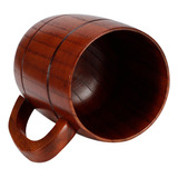 Tazas De Madera Para Cerveza Con Mango Para Agua, Vino, Té,