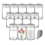 Cylinder Vases Centerpieces 12 Pack Candle Holders Bulk Roun