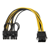 Cabo Y Pci Express Splitter 8 Pinos Robusto Mineração