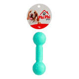 Juguete Para Perros Pesa Celeste De Goma Dura 12 Cm