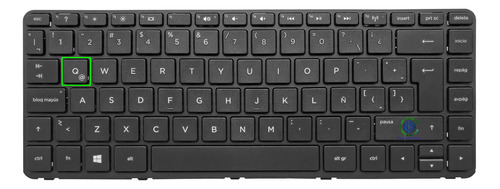 Teclado Hp 14-w001la 14-n 14-r 14-g 14-y 240 G3 Con Marco