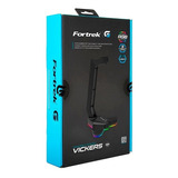 Suporte Para Headset Fortrek Rgb Vickers Preto