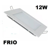 Foco Led Panel 12w Cuadrado - Placa Embutido - Iluminación 