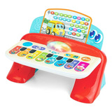 Piano Musical Interactivo Teclado Táctil Con Luz Bebé Winfun Color Rojo