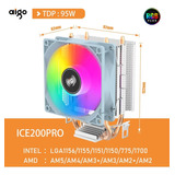 Cooler Cpu Aigo Ice200pro Rgb Para Procesadores Intel Y Amd