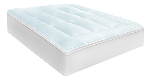 Biopedic Memory Cloud Gel Infused Memoryfoam & Fiber Topper