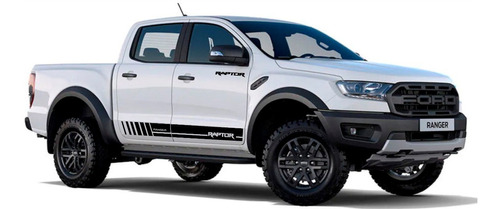 Kit 4 Adesivos Ford Ranger Raptor Faixa Lateral Acessórios