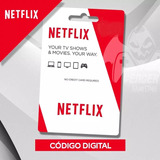 Cartão Pré-pago Presente Netflix R$ 70 Reais Envio Imediato