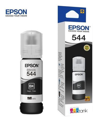 Tinta Original Epson T544120 T544 L3250 L3210 L3150 - Preta 