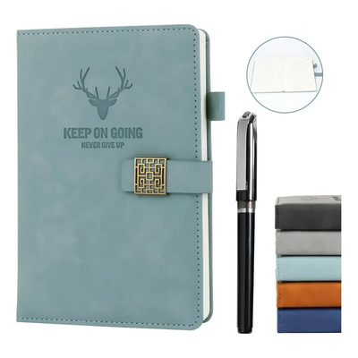 Wiknices Cuaderno Forrado Tapa Dura Para Regalo Escolar, 360 Páginas 180 Hojas De Papel Cubierta De Cuero Pu Que Cambia De Color Combinadas Con Un Bolígrafo Adecuado Para Estudiantes Maestros etc. | MercadoLibre