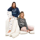 Pijama Mujer Jersey Algodón Lencatex 24312 Talle Especial
