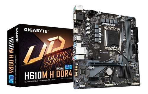 Placa-mãe Gigabyte H610m H Ddr4 Lga 1700 12ª Ger Matx M.2