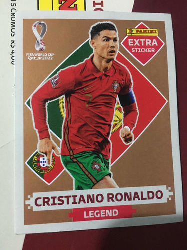 Figurinha Legend Cristiano Ronaldo Copa 2022