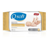 Q-soft Baby Toallitas Húmedas Premium Óleo Calcáreo X 40 Un