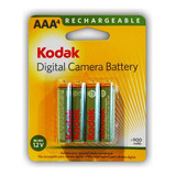 Pila Kodak Recargable Aaa Con 4 Unidades 1.2v 900mah K3ardc-4