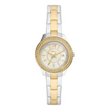 Reloj Mujer Fossil Stella Mini Color De La Correa Multicolor