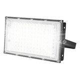 Reflector Led 100w Exterior Alta Potencia 96 Led Ip65 Frio Color De La Carcasa Negro Color De La Luz Blanco Frío