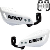 Protetor Mão Circuit Par Vector Haste Nylon Crf 230, Ttr 230, Tornado, Bros, Crosser, Xt 660, Lander, Xre, Xtz