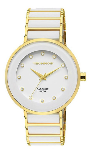 Relógio Technos Feminino Elegance Ceramic Safira 2035lmm/4b 