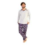 Pijama Hombre Invernal Algodón Hpc Polo Pp 003