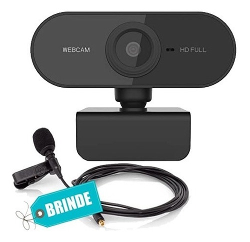 Webcam 1080p Full Hd  Câmera Computador Microfone P/envio 