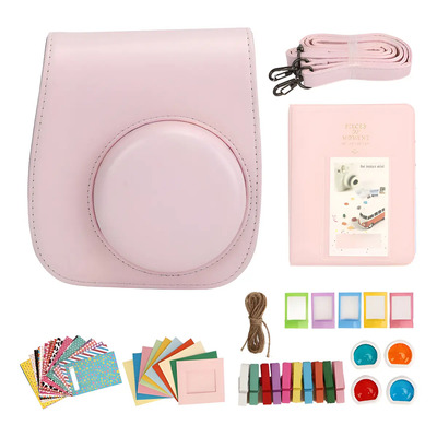 Kit De Accesorios 10 En 1 Para Cámara Instax Mini8/9/11/12 Rosa