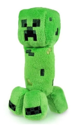 Boneco Creeper Pelúcia Musical Brinquedo Geek Jogo Minecraft