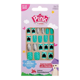 Kiss Unhas Autoadesivas Pink Be Pink Fpbg02 Pop Princess