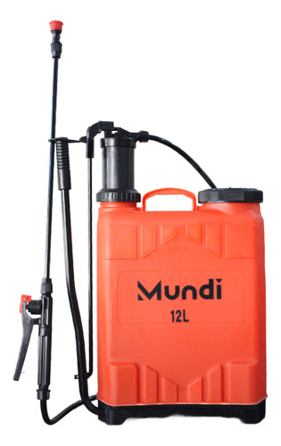 Mundi Ferramentas 16293 Pulverizador Costal Manual Cor Vermelho 12 L