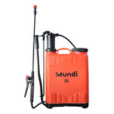 Mundi Ferramentas 16293 Pulverizador Costal Manual Cor Vermelho 12 L